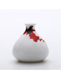 Oriental hand painted mini ceramic flower vase