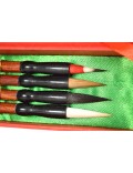 Explosion of colours: Pack of four fine brushes